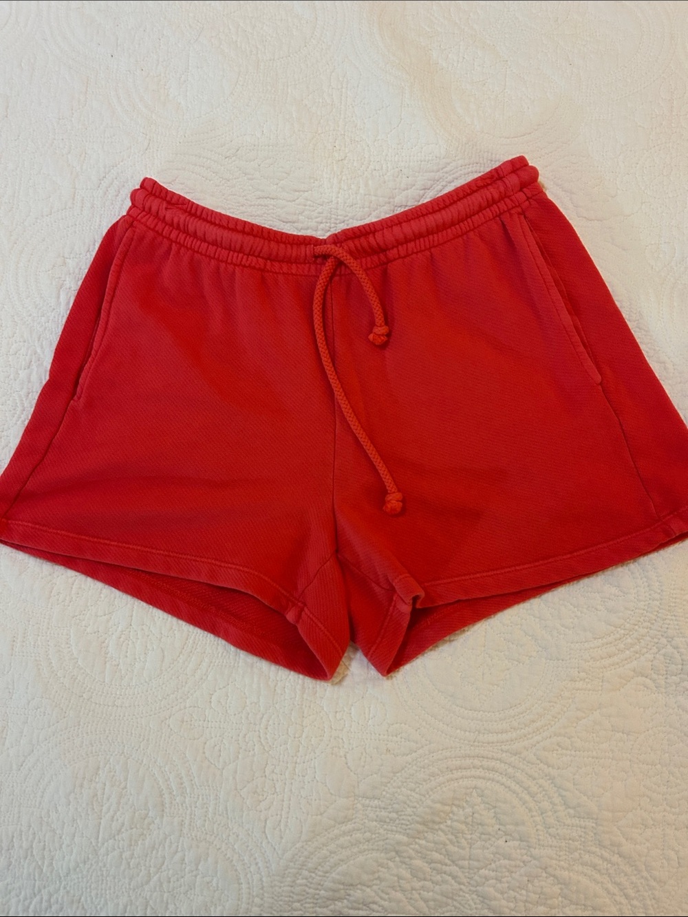 Universal Thread Coral Drawstring Athletic Shorts with pockets